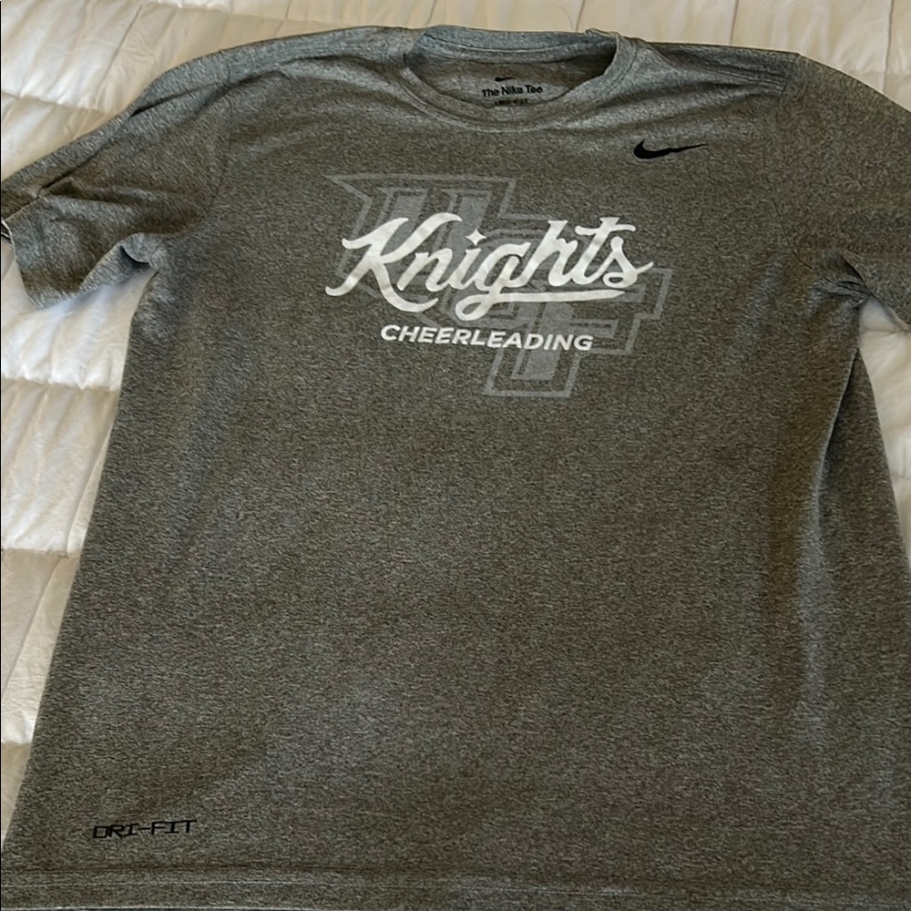 Nike UCF Gray Cheerleading Dri-FIT Tee